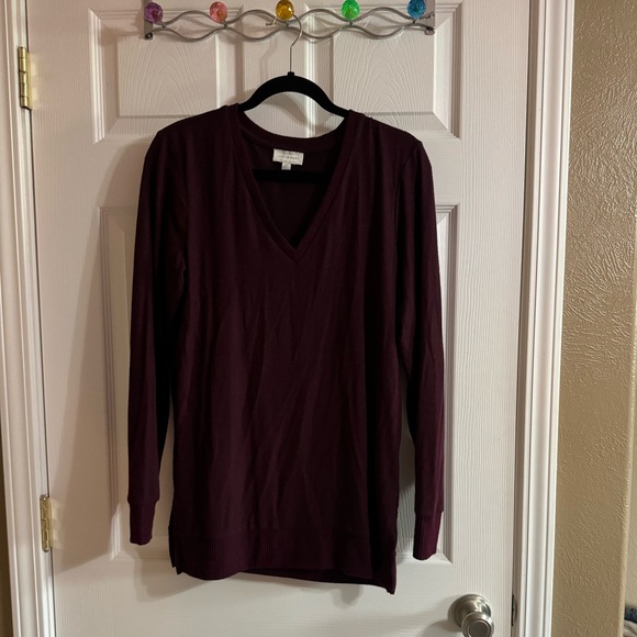 Lucky Brand plum sweater - Picture 2 of 3